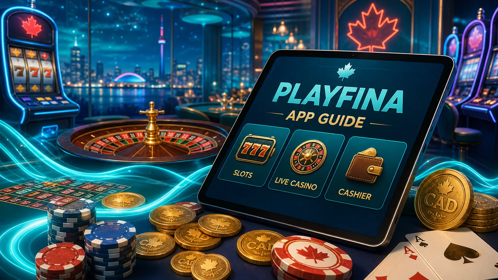 Playfina Casino App content banner