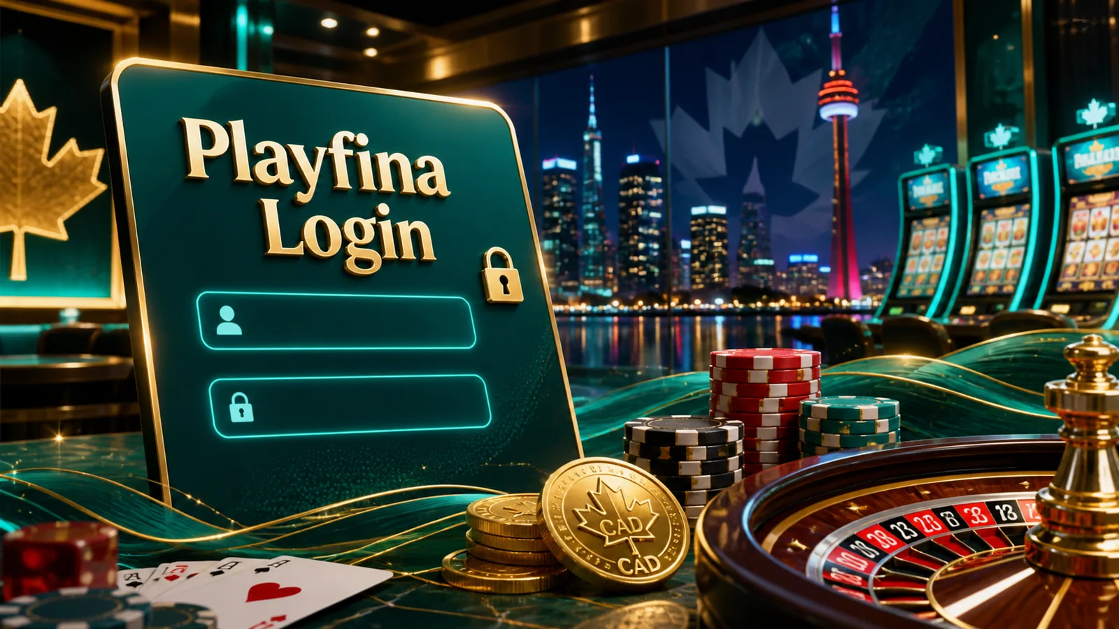 Playfina Casino Login content banner